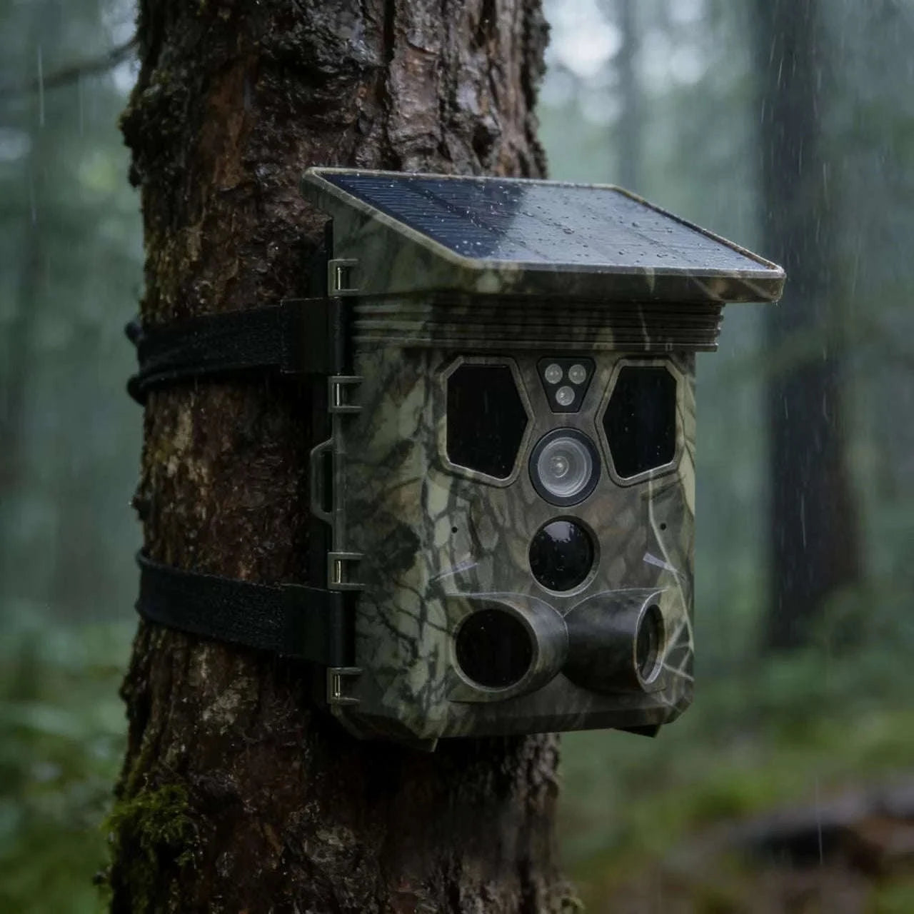 4K 50MP WiFi Trail Camera with 940NM Night Vision-Default Title