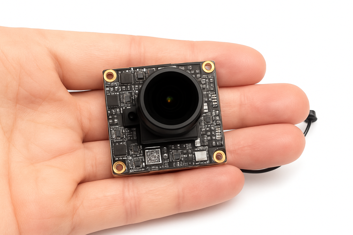 Módulo de cámara IP mini 4K en placa 38x38 mm