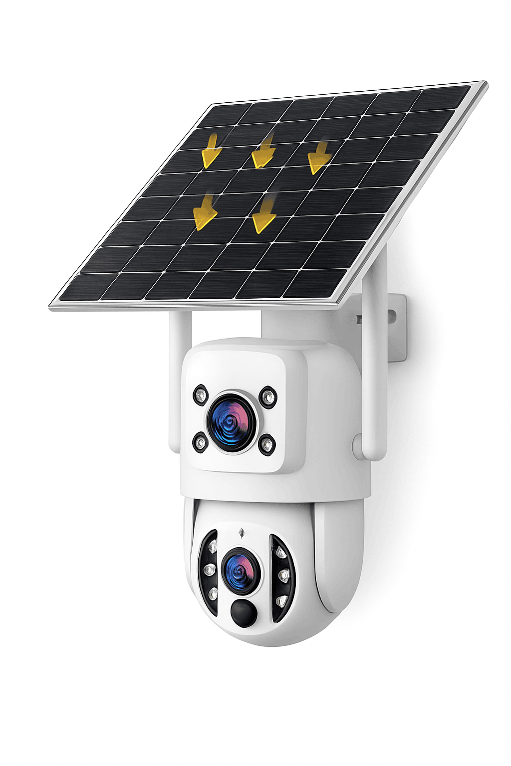 4K 6MP WiFi Solar Outdoor Dual Lens PTZ Security Camera-2MP CAM