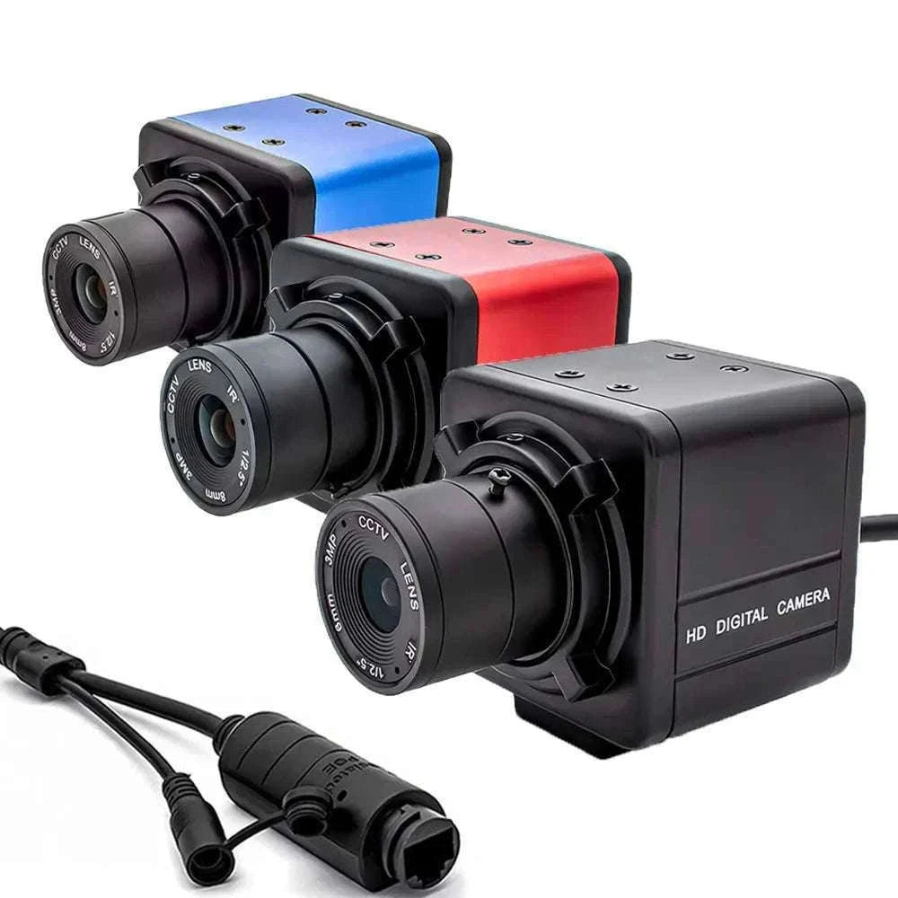 4K 8MP POE IP Camera with Zoom Lens Mini Metal CCTV-BLACK POE / 4MP / POE48V|2.8-12mm(manual)