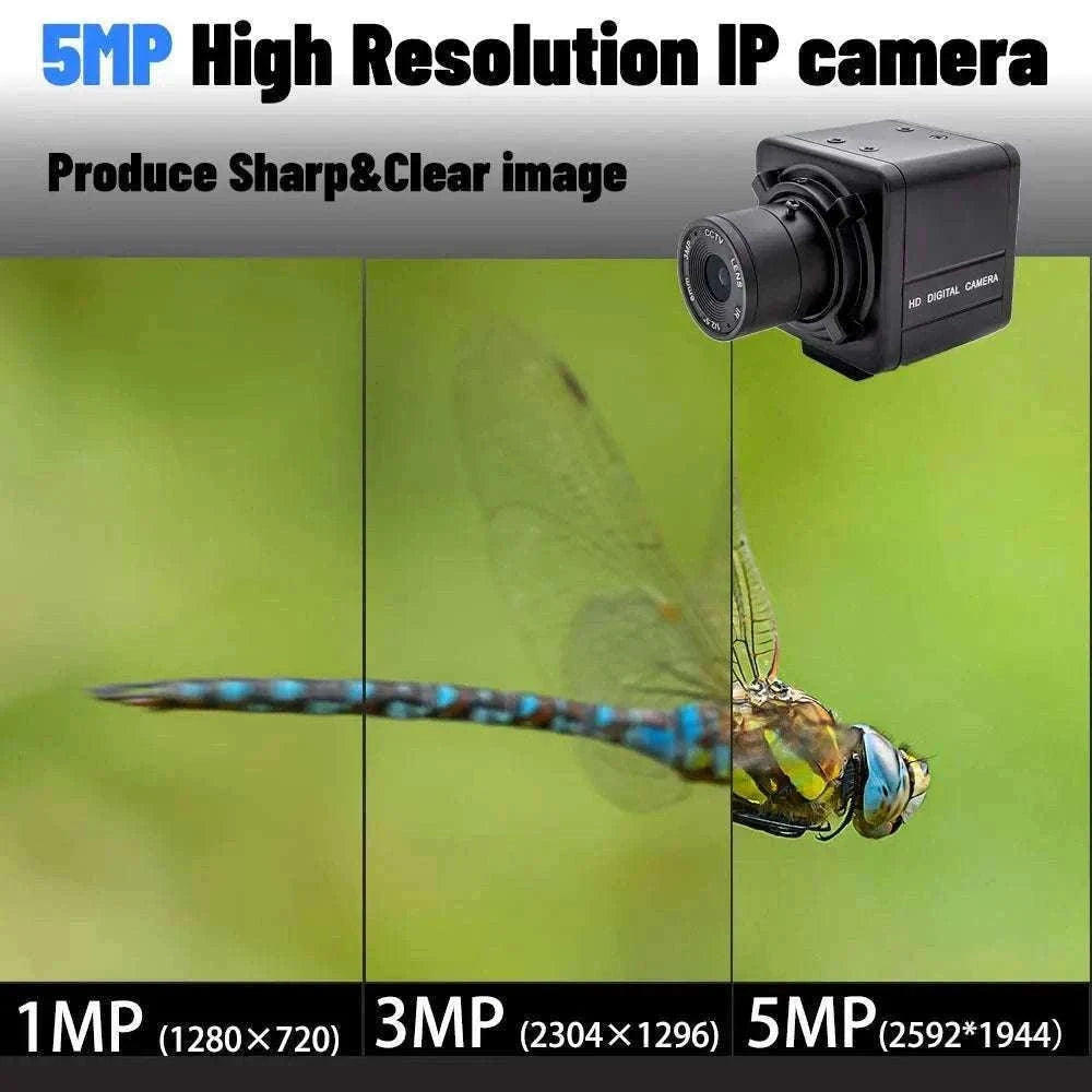 4K 8MP POE IP Camera with Zoom Lens Mini Metal CCTV-BLACK POE / 4MP / POE48V|2.8-12mm(manual)
