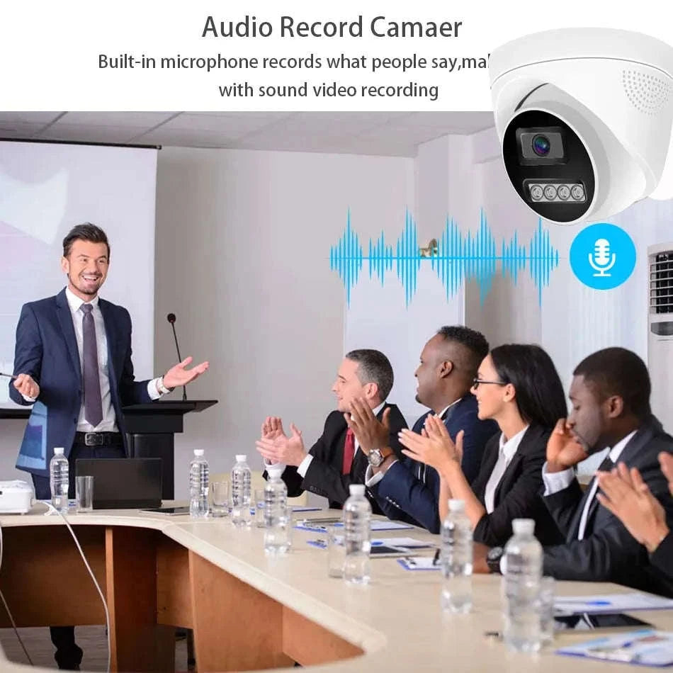 4K 8MP PoE IP Dome Security Camera-Super 5MP POE / 6mm