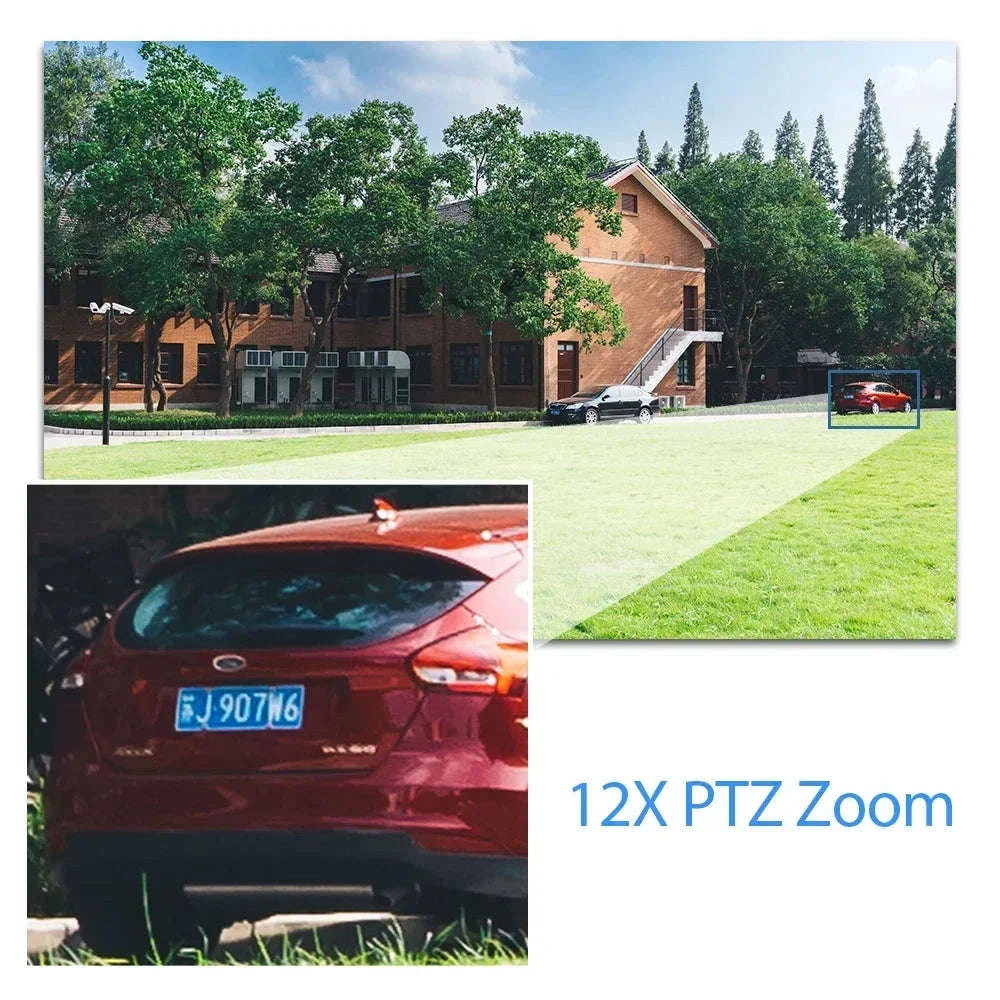 4K 8MP PTZ Dome Camera with 12X Zoom & PoE-1Pcs 4K POE PTZ / Poland