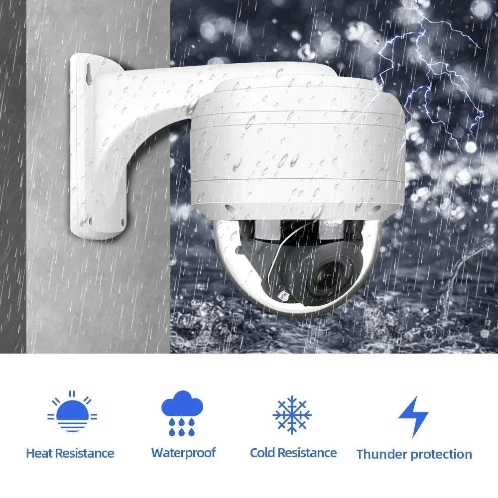 4K 8MP PTZ Dome Camera with 12X Zoom & PoE-1Pcs 4K POE PTZ / Poland