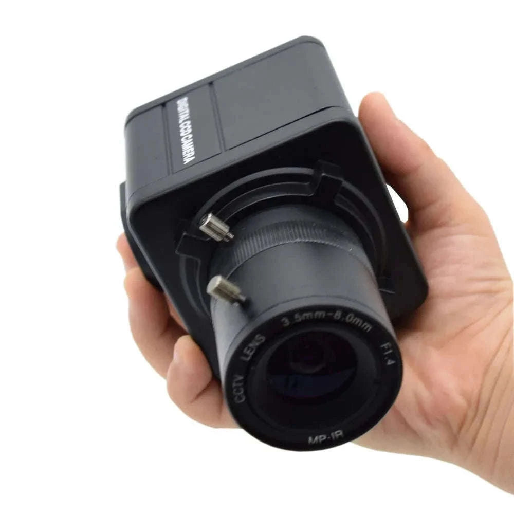 4K 8MP USB Camera with 5-50mm Zoom Lens for Motion Capture-8mm lens