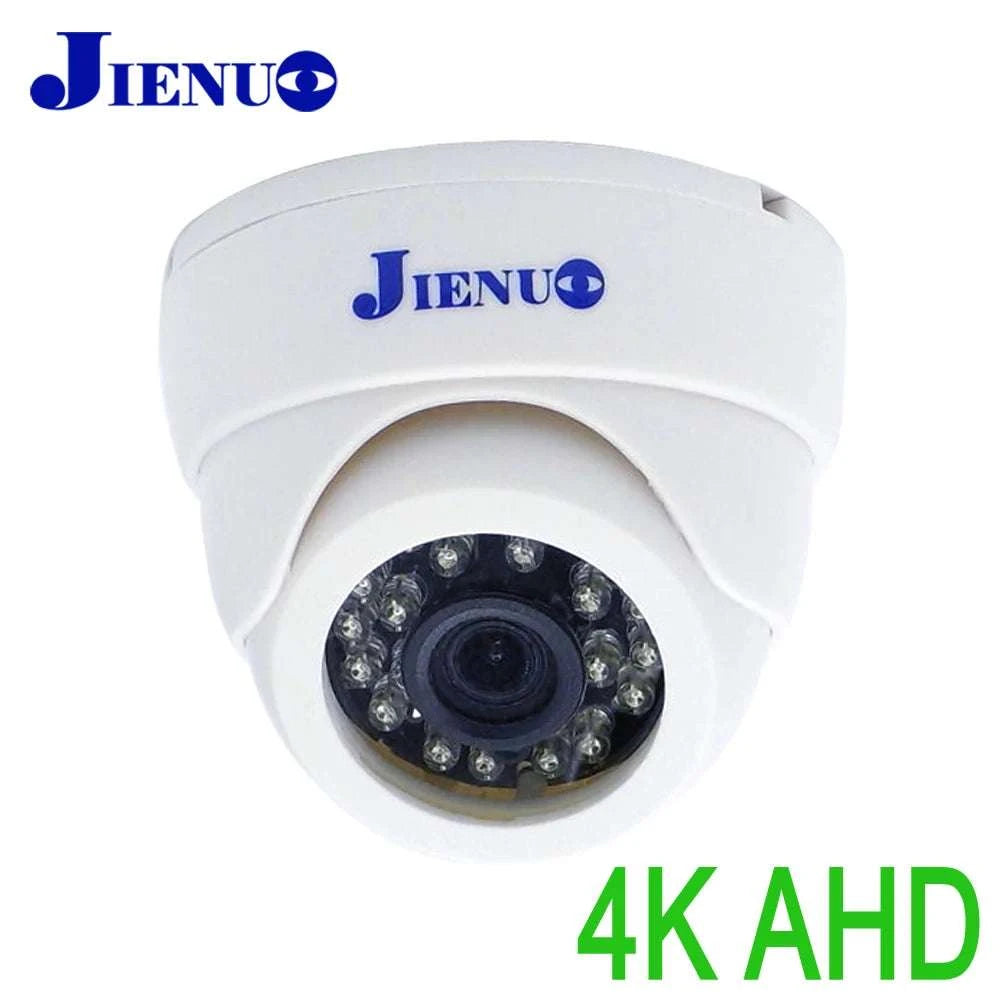 4K AHD Dome CCTV Camera with Night Vision and 25m IR Range-TV connection / NTSC / 12mm