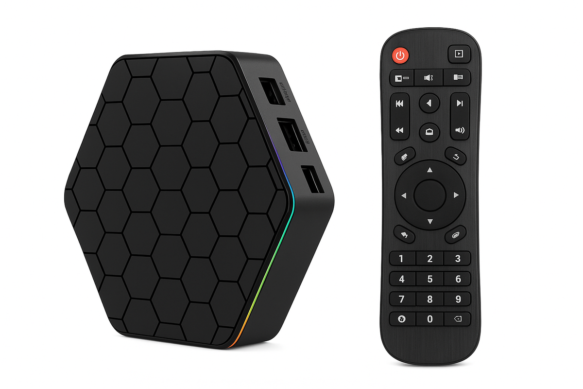 4K Android 12 TV Box WLAN 6 & Dual-Band Konnektivität Quad-Core Mediaplayer RGB Mehrere Bildschirme Smart Home