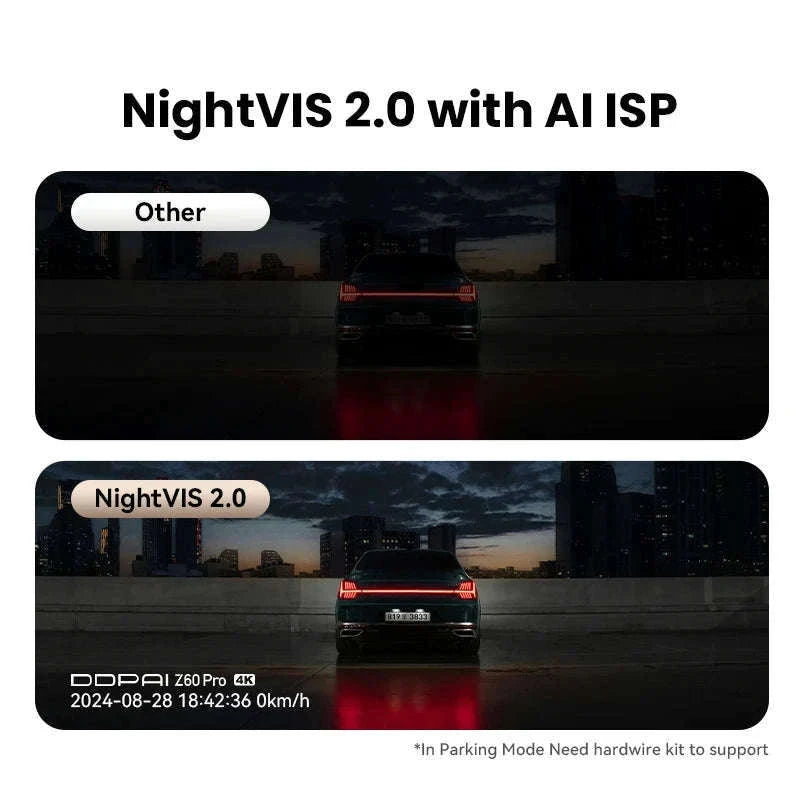 4K Dash Cam Front and Rear Interior Camera with HDR, 5GHz Wi‑Fi, GPS, ADAS, 4G Support-2-Channel / Poland / 256G SD Card