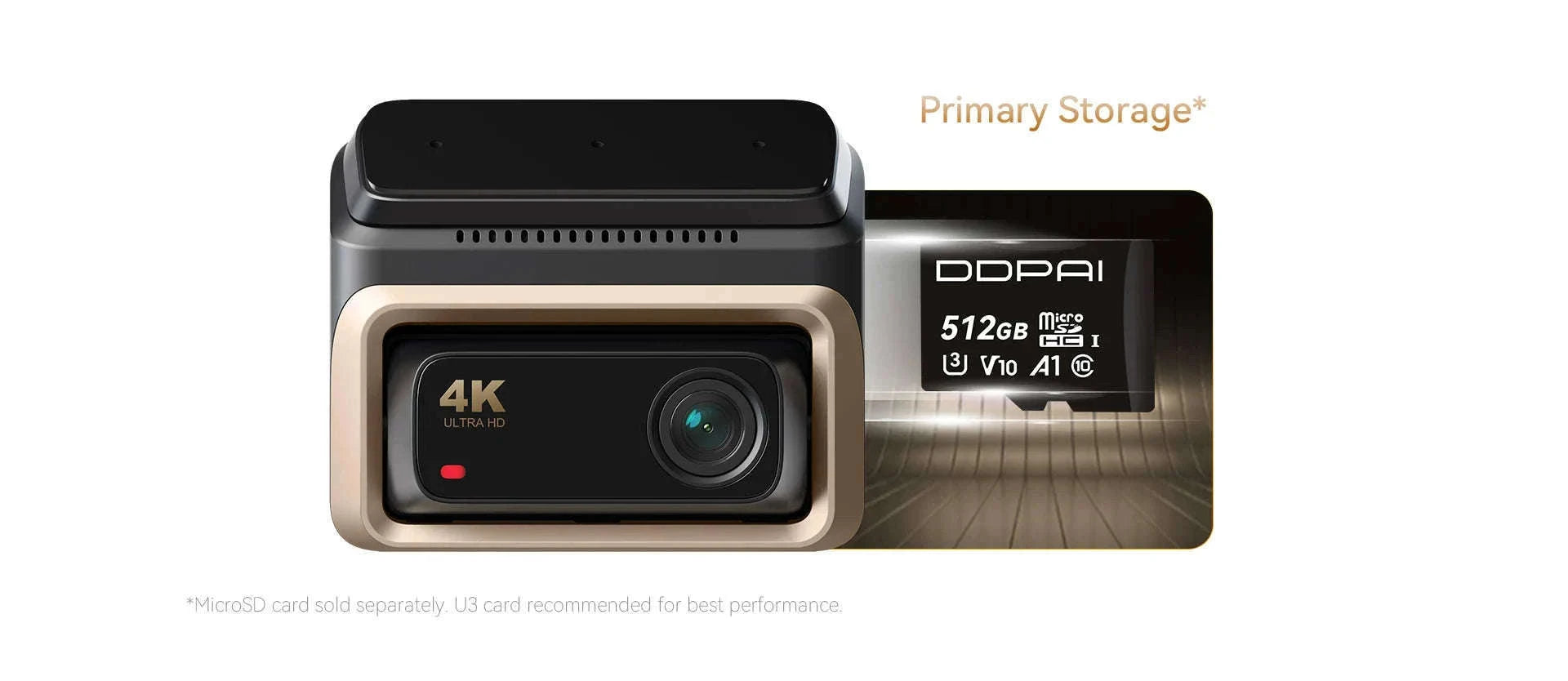 4K Dash Cam Front and Rear Interior Camera with HDR, 5GHz Wi‑Fi, GPS, ADAS, 4G Support-2-Channel / Poland / 256G SD Card