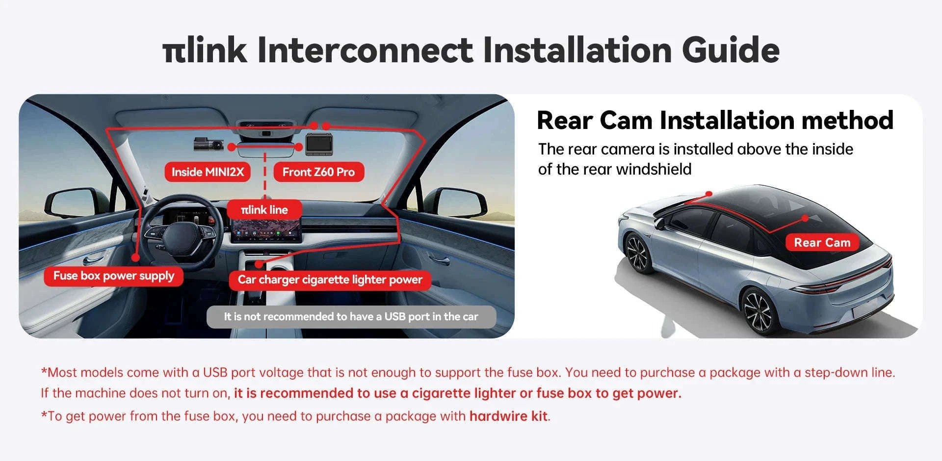 4K Dash Cam Front and Rear Interior Camera with HDR, 5GHz Wi‑Fi, GPS, ADAS, 4G Support-2-Channel / Poland / 256G SD Card