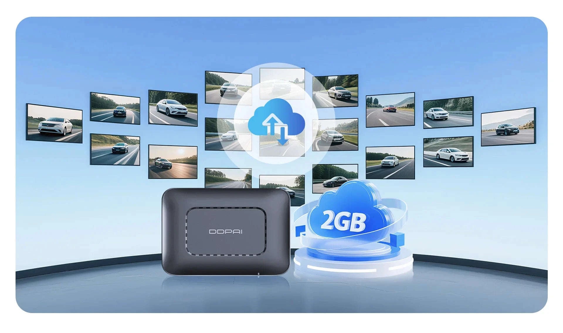 4K Dash Cam Front and Rear Interior Camera with HDR, 5GHz Wi‑Fi, GPS, ADAS, 4G Support-2-Channel / Poland / 256G SD Card