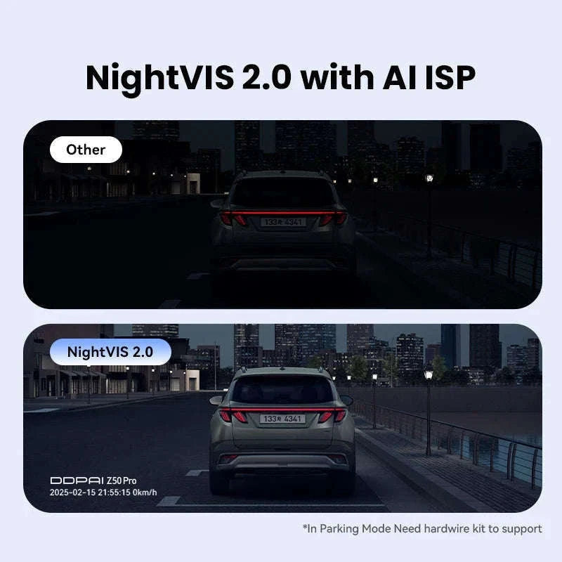 4K Dash Cam with Front and Rear Camera, GPS, Night Vision, 5GHz Wi-Fi and 24H Parking Support-Front n Rear 4G n Hw / United States / NO SD Card