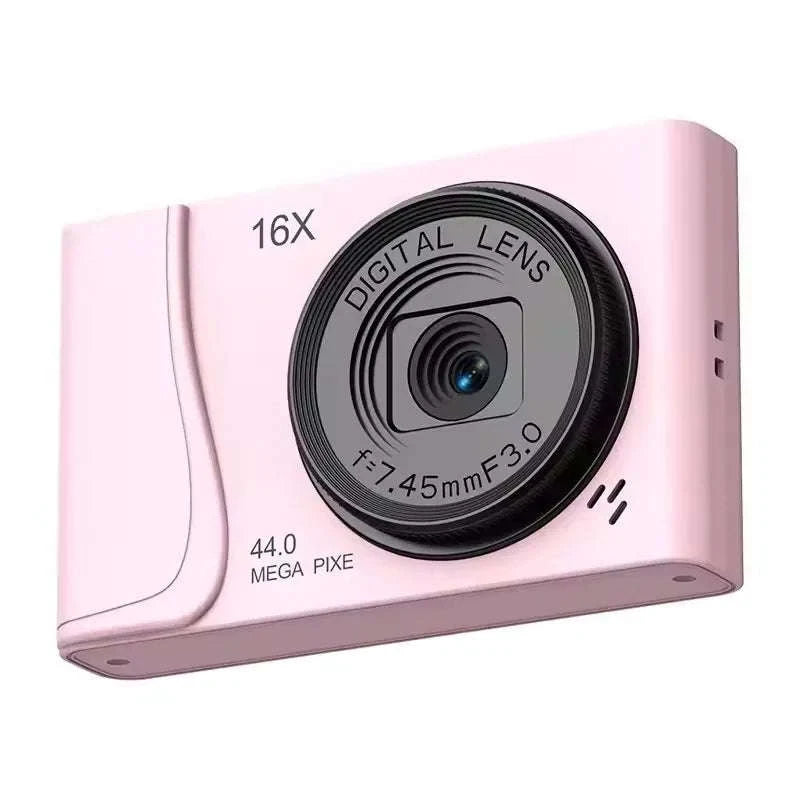 4K Digital Camera 16x Zoom Compact Camcorder-Black
