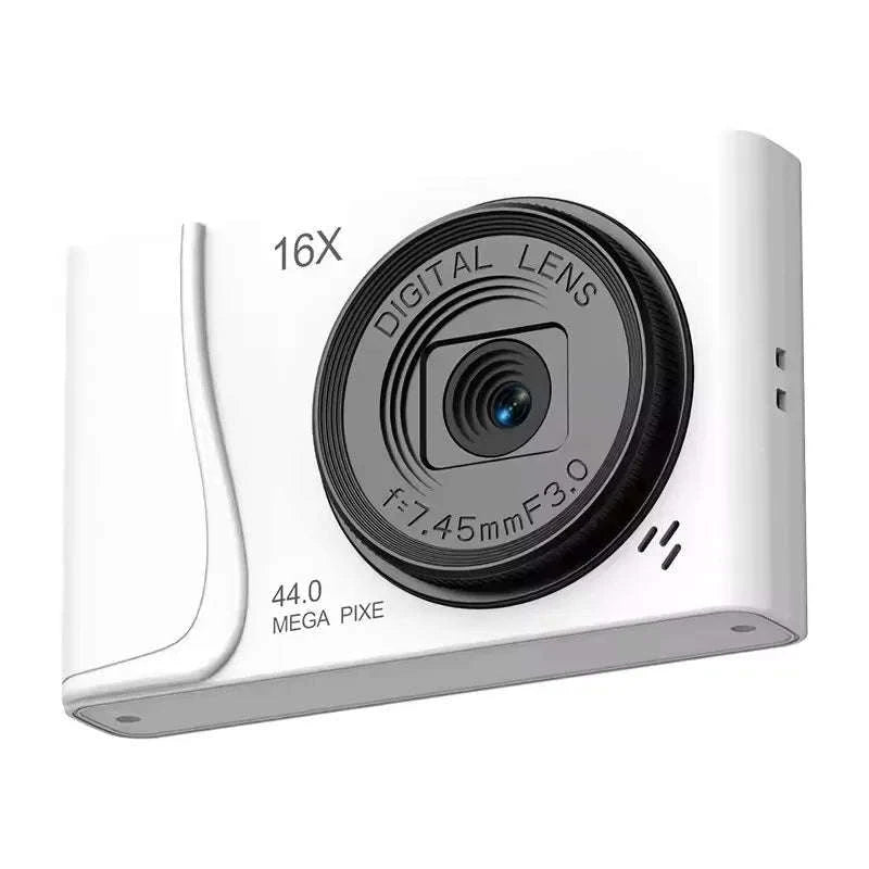 4K Digital Camera 16x Zoom Compact Camcorder-Black