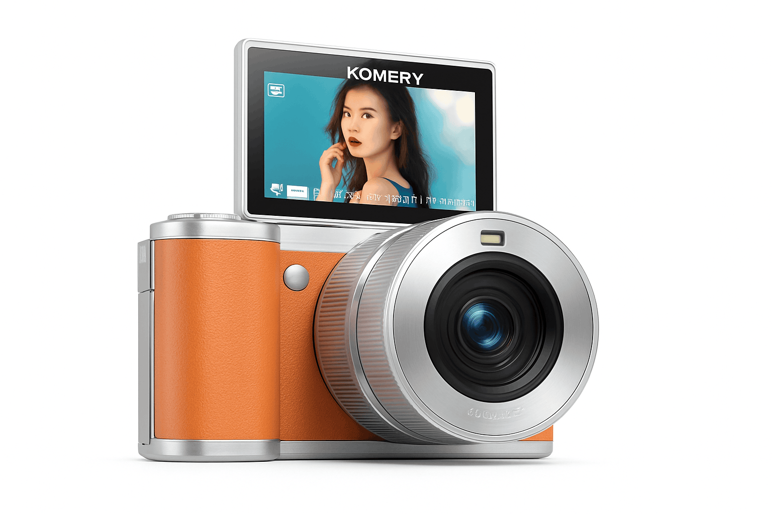 4K Dual Lens Vlogging Camera with Flip Screen & 18X Zoom-Standard / No TF Card