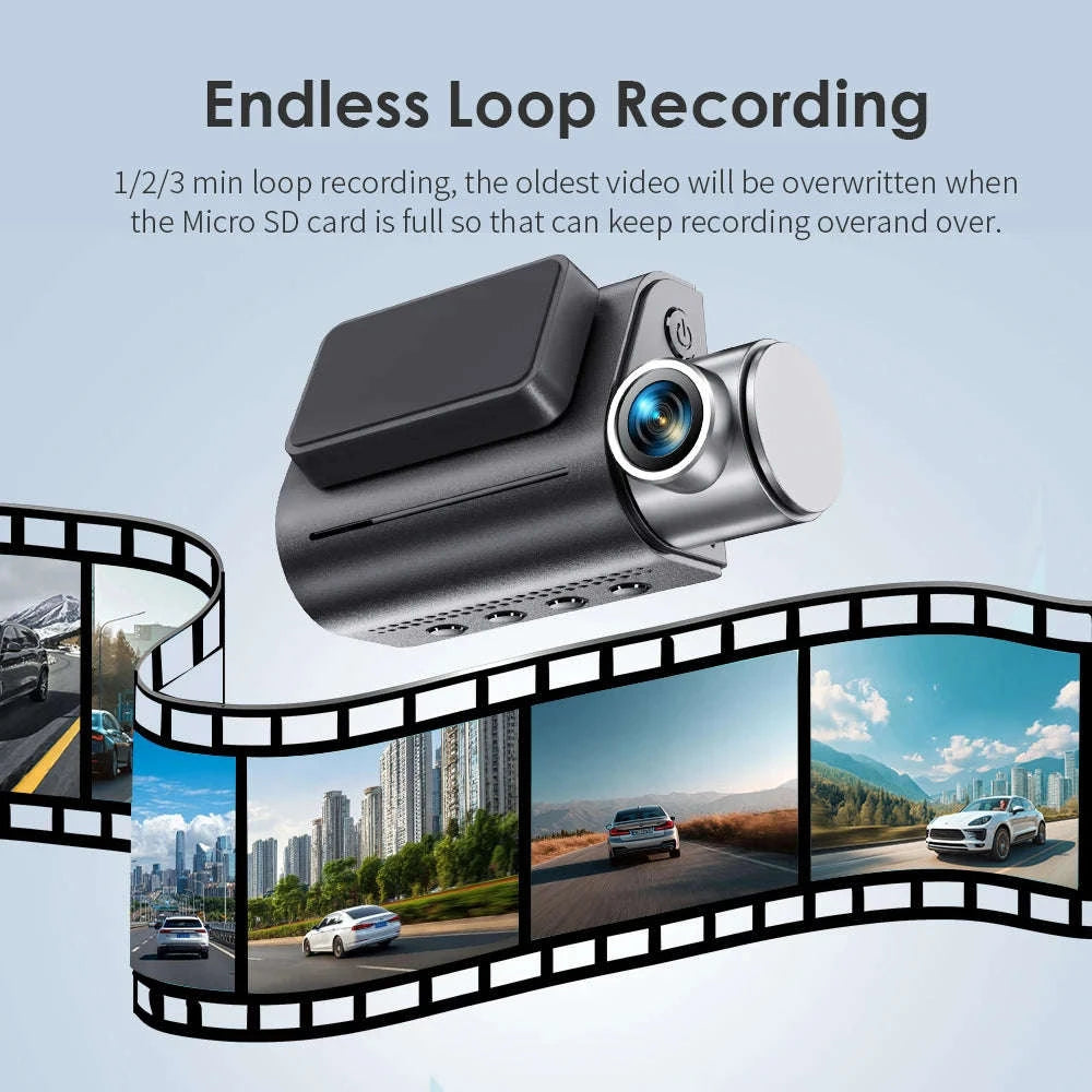 4K Front & Rear Dash Cam with GPS, WiFi 6 & Voice Control-D7 Front Only / China Mainland / 128GB TF Card