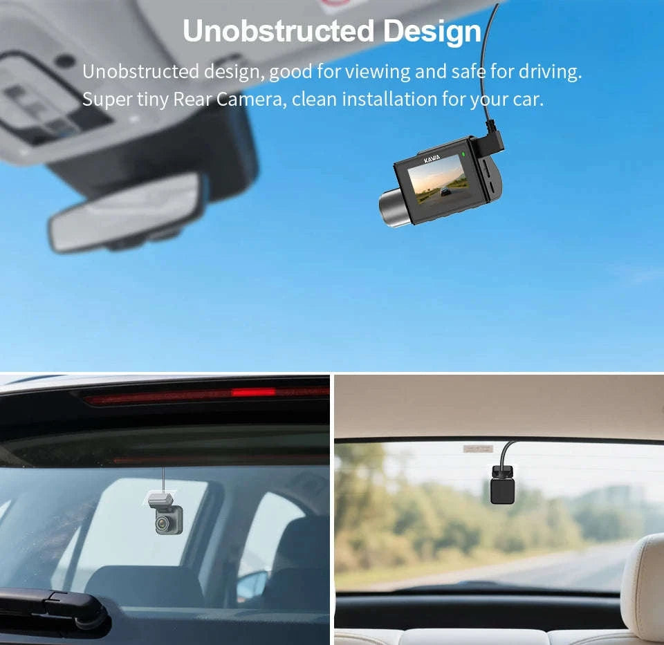 4K Front & Rear Dash Cam with GPS, WiFi 6 & Voice Control-D7 Front Only / China Mainland / 128GB TF Card