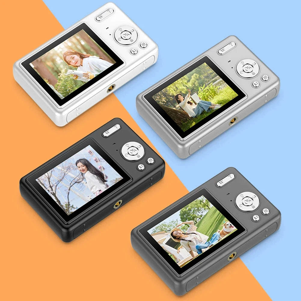 4K HD 1080P Digital Camera with Autofocus and 16X Zoom-Silver / United Kingdom