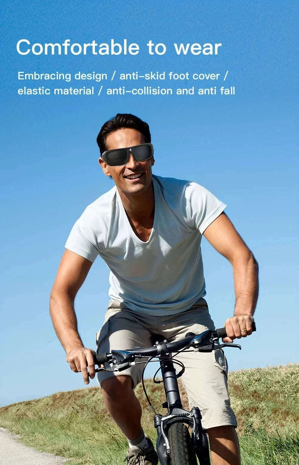 4K HD Camera Glasses with 120-Min Recording & Hands-Free Video-H33 4K Glasses / No TF Card
