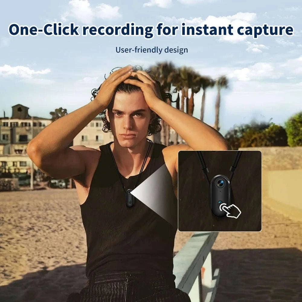 4K HD Mini Pet Collar Camera with Wide‑Angle Lens-UHD Pro 4K (WH-Bas) / With 32G TF Card / China Mainland