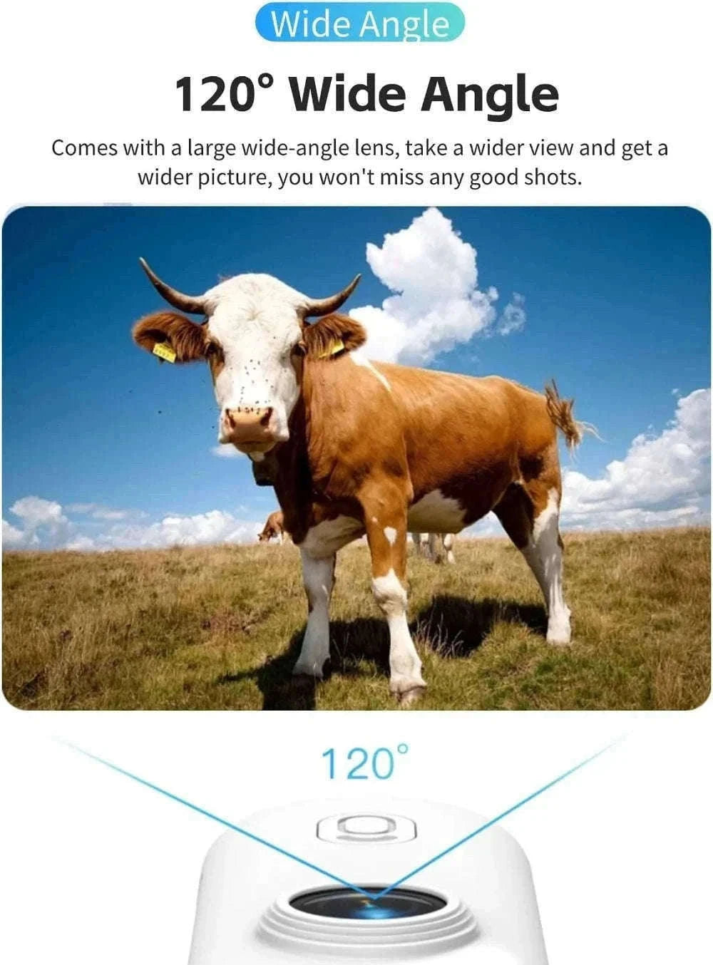 4K HD Mini Pet Collar Camera with Wide-Angle Lens-UHD Pro 4K (WH-Bas) / With 32G TF Card / China Mainland