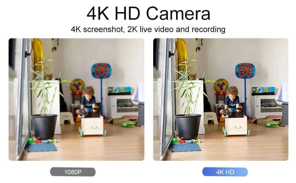 4K HD Wireless Alarm Clock Camera with Motion Detection-China Mainland