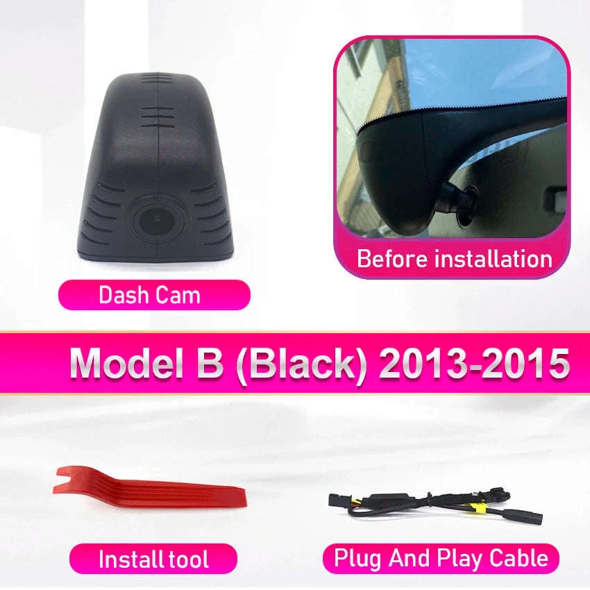 4K Hidden WiFi Dash Cam-black 2016-2026 / 4K Front Cam 128G
