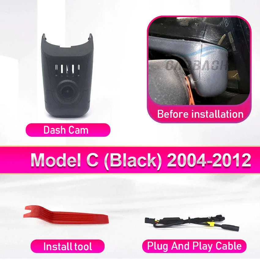 4K Hidden WiFi Dash Cam-black 2016-2026 / 4K Front Cam 128G