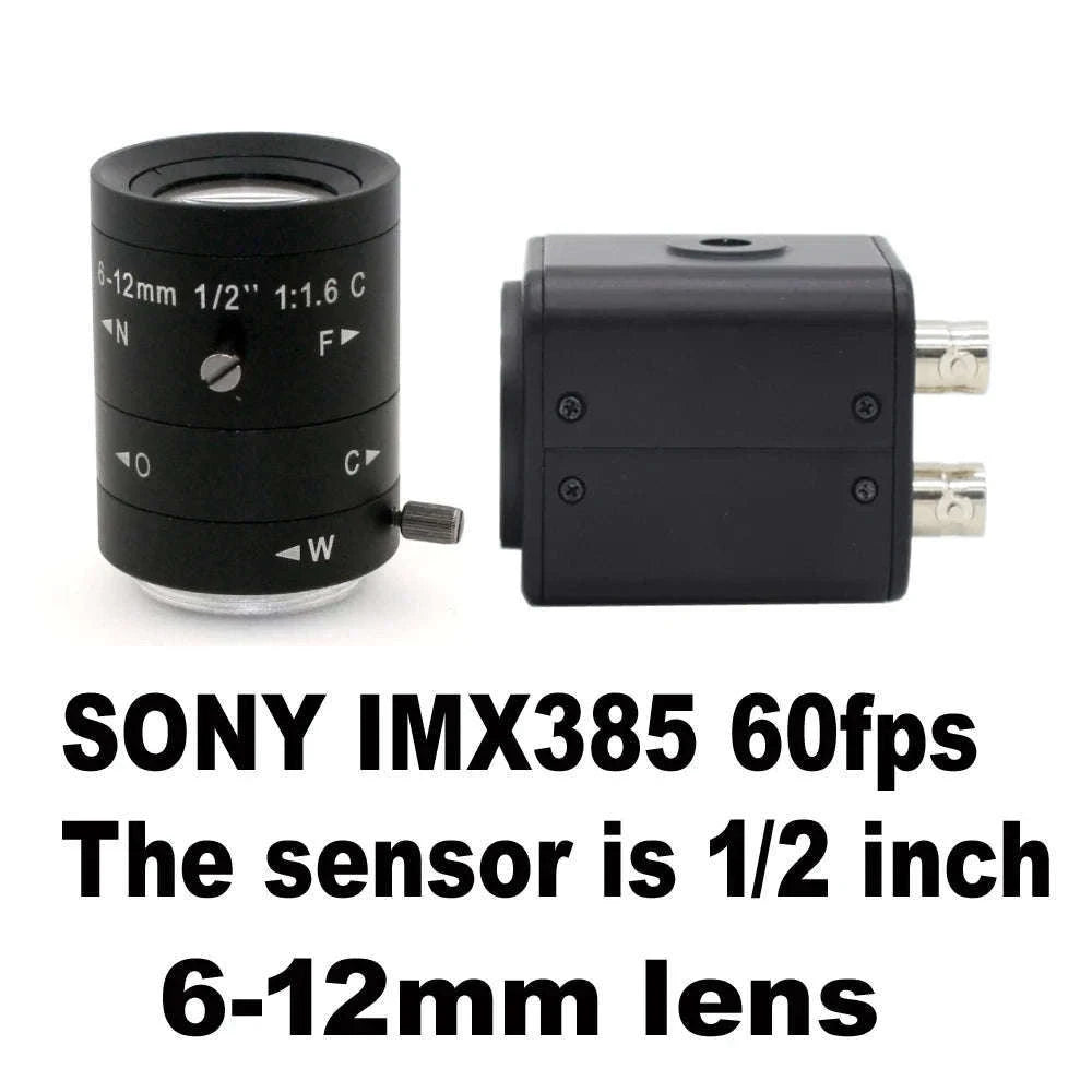 4K IMX385 SDI Industrial Camera for Stable, Clear Imaging-IMX290 2.8-12mm lens