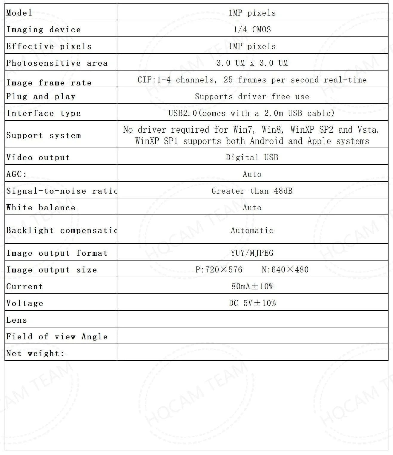 4K IMX415 USB Webcam with 2.8-12mm Varifocal Lens-1mp no lens