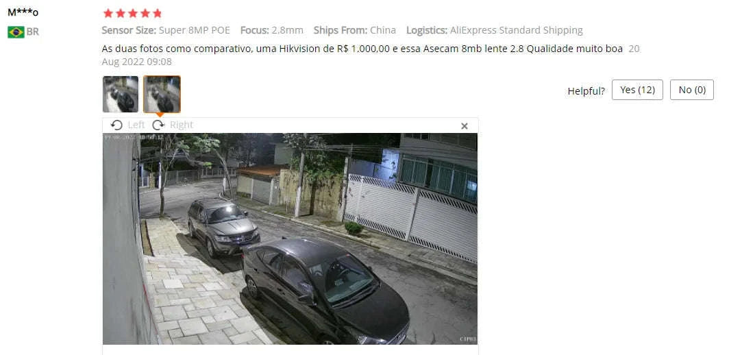 4K IP Camera with AI Color Night Vision and Wide-Angle Coverage-Super 4MP POE / 2.8mm