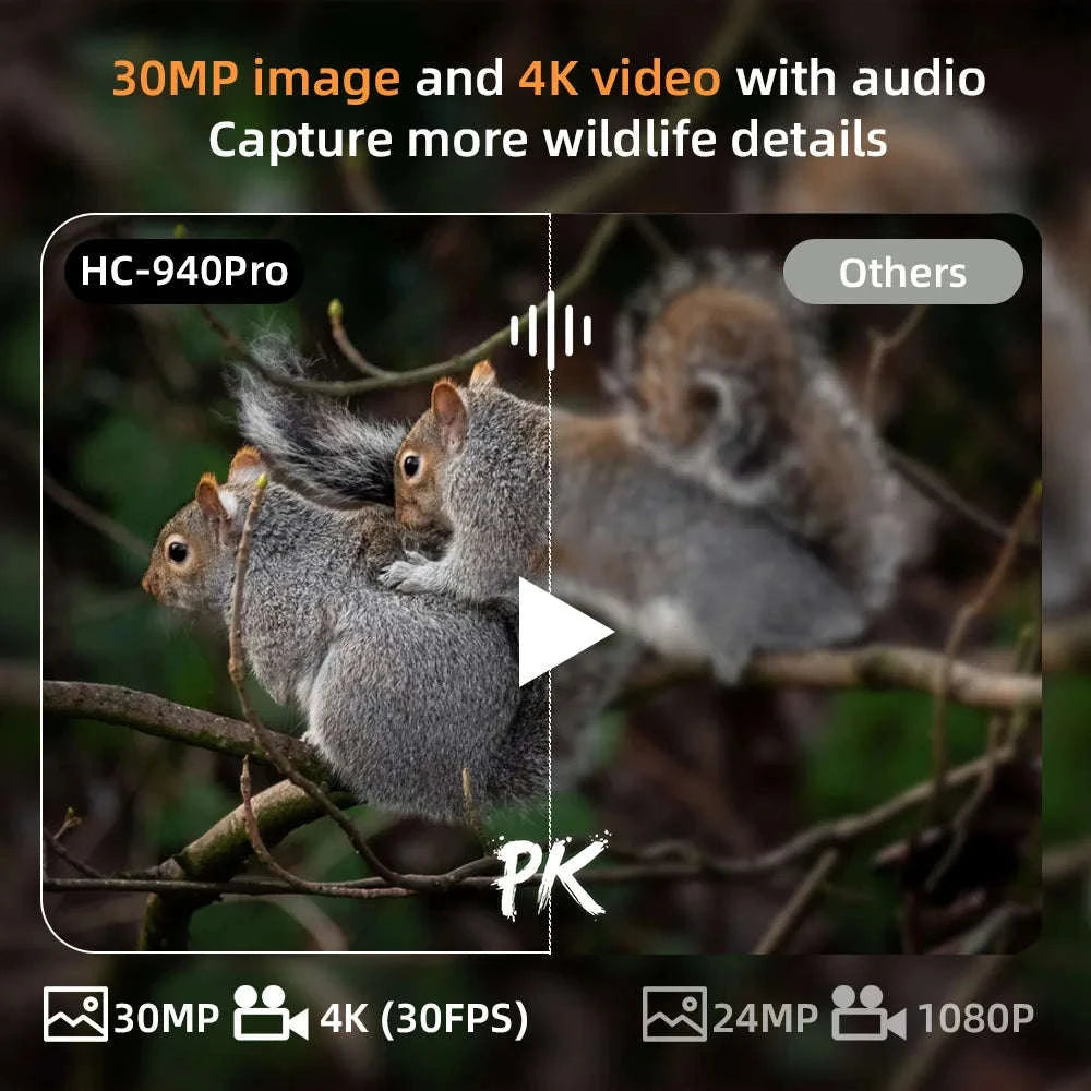 4K Live Stream Camera Hunting Trail Camera-Europe Version
