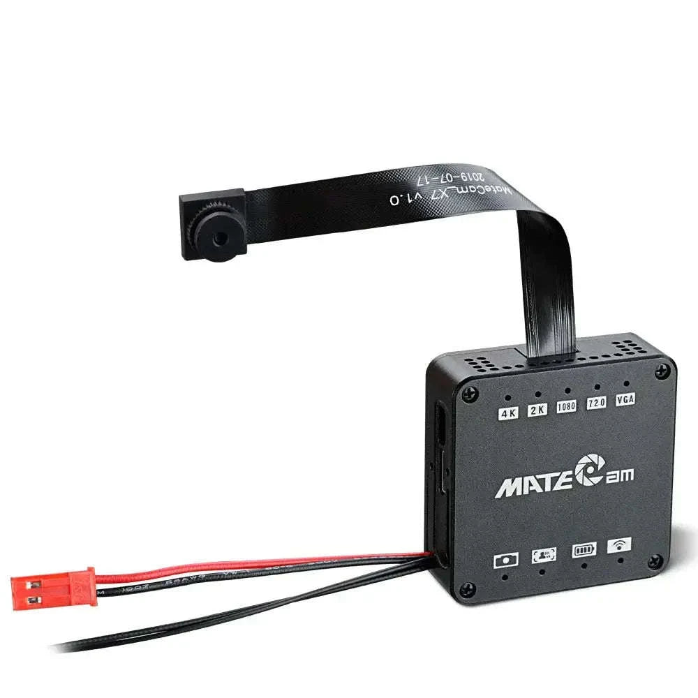 4K Mini Camera WiFi with 4000mAh Battery for Surveillance-No casing Remote / 95 degree Lens
