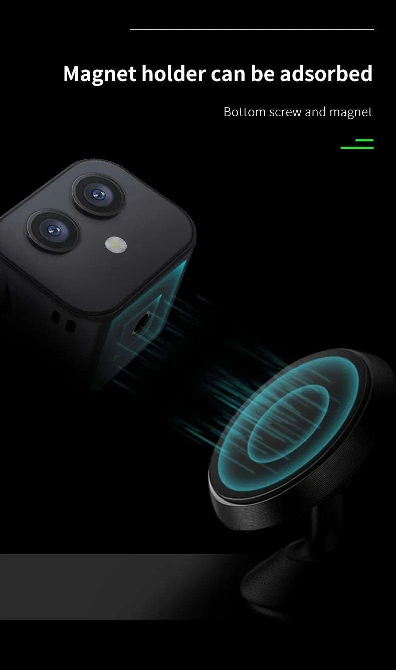 4K Mini WiFi Dual Camera Security Camera-D3 / No card