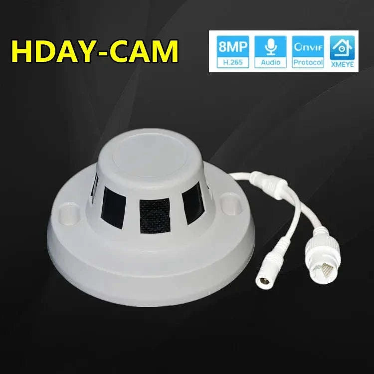 4K POE48V Network Surveillance Camera with Wide-Angle Lens and Audio-5MP POE48V / 2.8mm