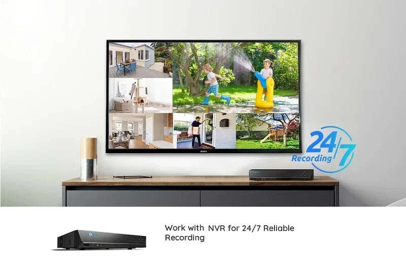 4K Ultra HD 8MP Mini Indoor IP Security Camera-4K 8MP add POE / 1.6mm