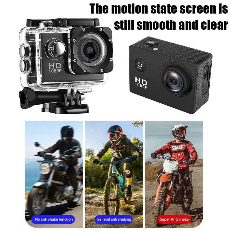 4K Ultra HD Action Camera with Waterproof Case-Default Title