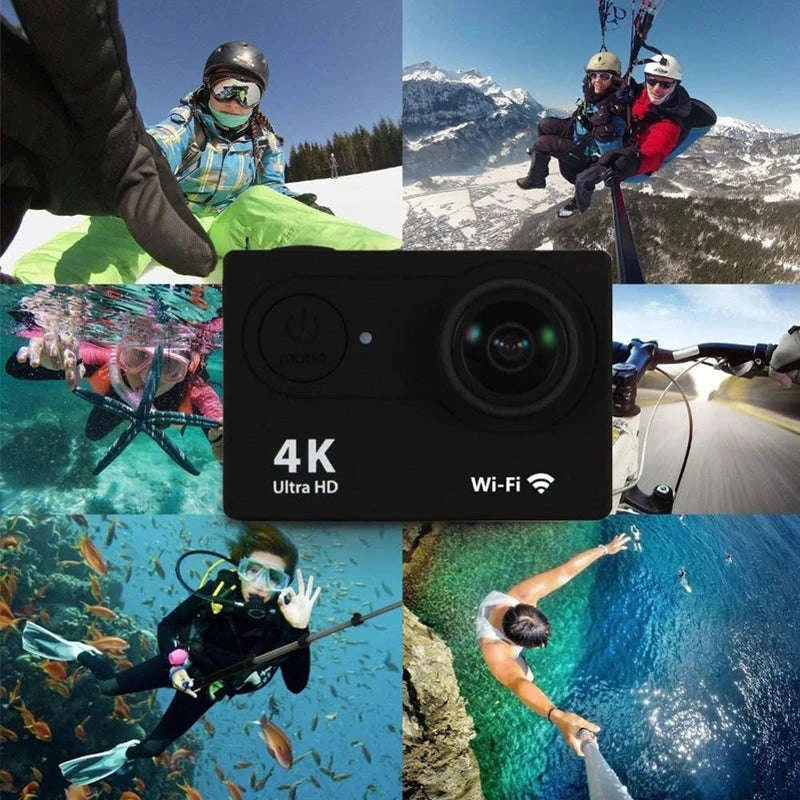 4K Underwater Action Camera-Blue