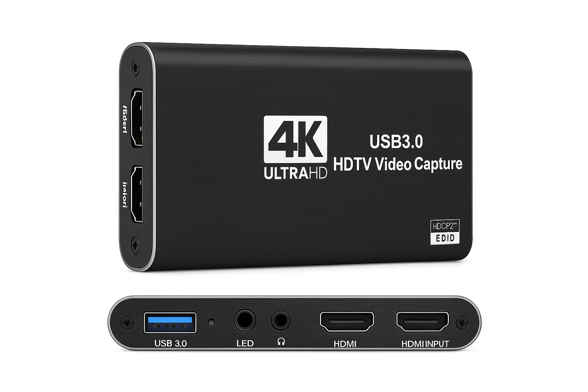 4K USB 3.0 Video Karica HDMI-kompatibilna 1080P HD Video Recorder Grabber Za PC PS4 OBS Snimanje Igara Zvučni Mikrofon