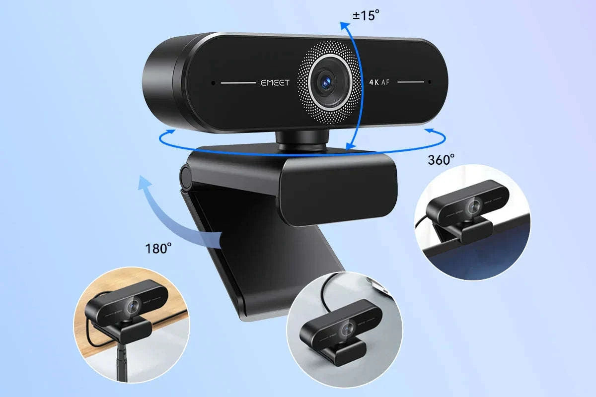 4K Webcam 1440P Autofocus USB Computer Camera-Webcam 4K