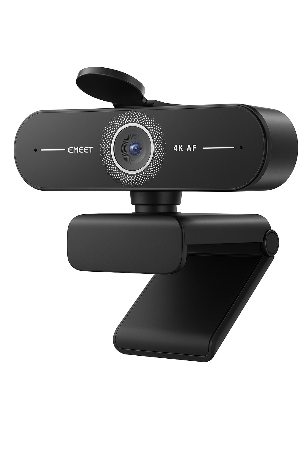 4K USB Webcam with Autofocus, Dual Microphones & Privacy Cover