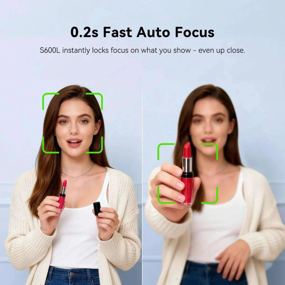 4K Webcam with Ring Light Autofocus 1080P 60FPS USB Camera-S600L 4K Webcam / China Mainland