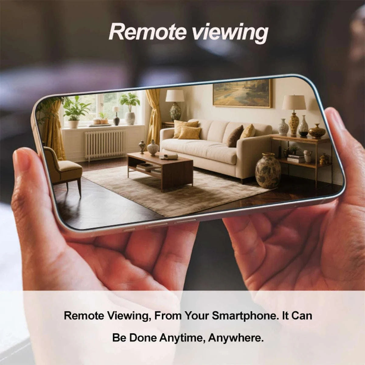 4K WiFi Alarm Clock Camera with Projection Display-China Mainland