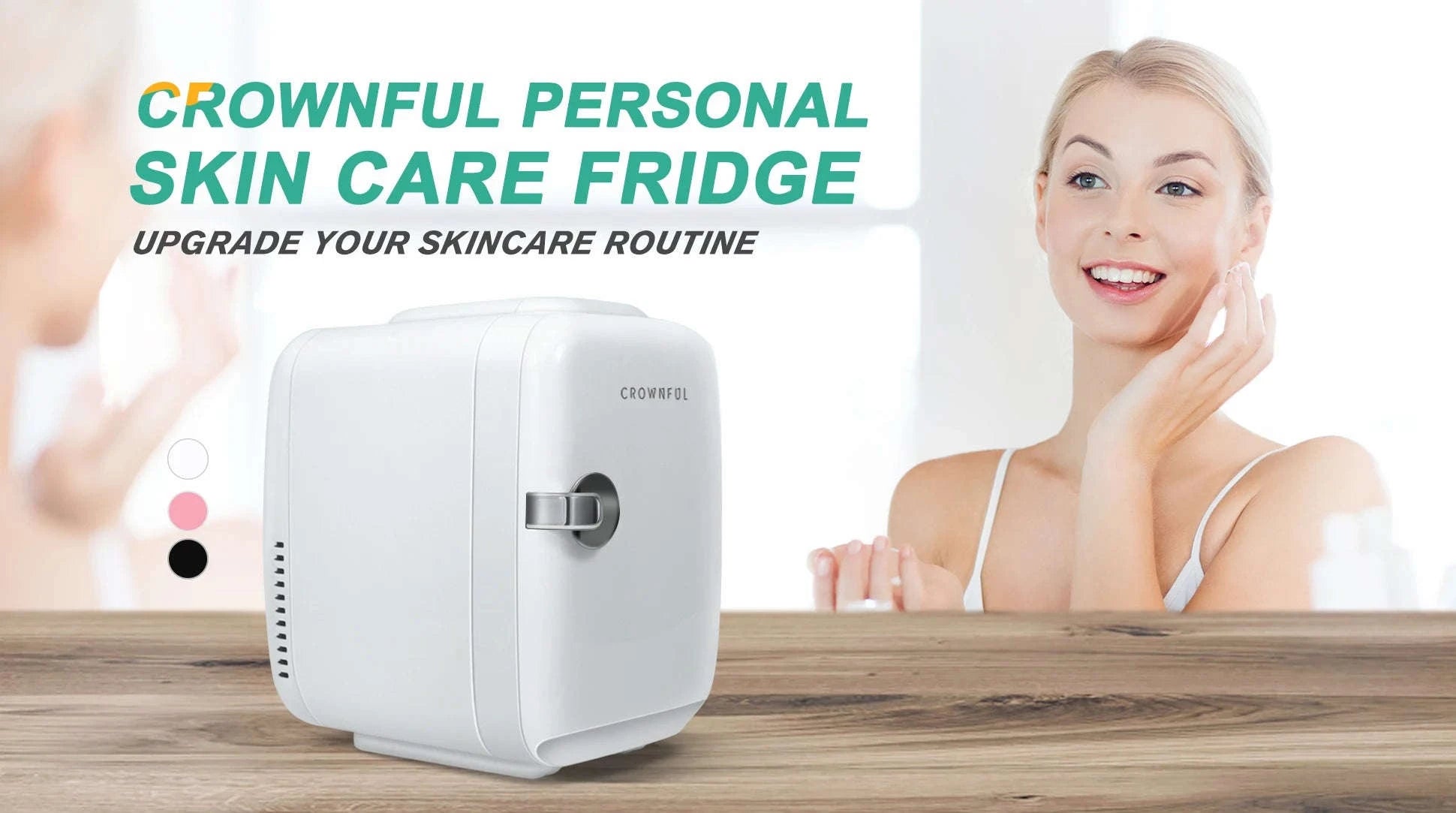 4L Mini Fridge for Makeup and Skincare with Cooling and Heating-black / United States