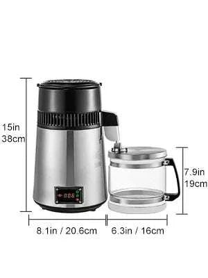 4L Water Distiller Machine 750W with Adjustable Temperature-4L / CZECH REPUBLIC