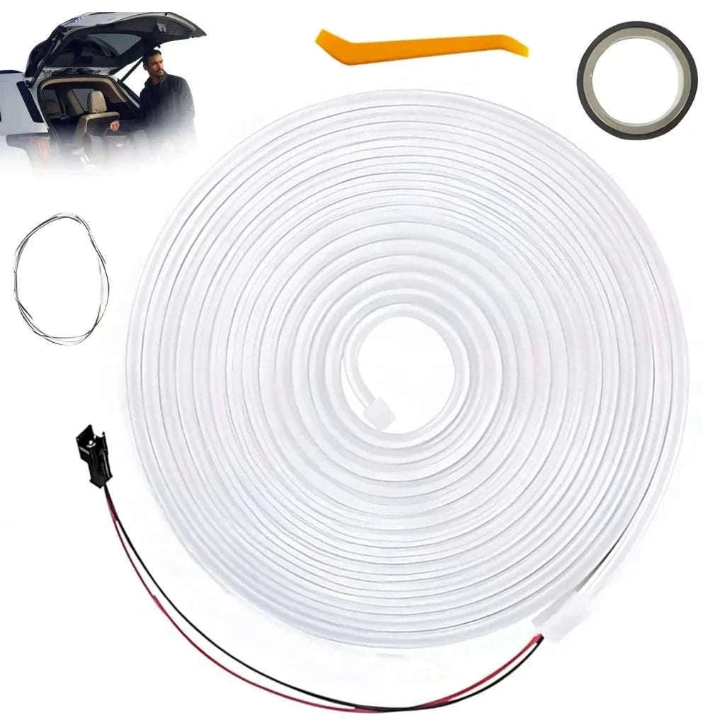 4M Auto Sensor LED Trunk Light Strip for Car Luggage Space-Poland / WHITE