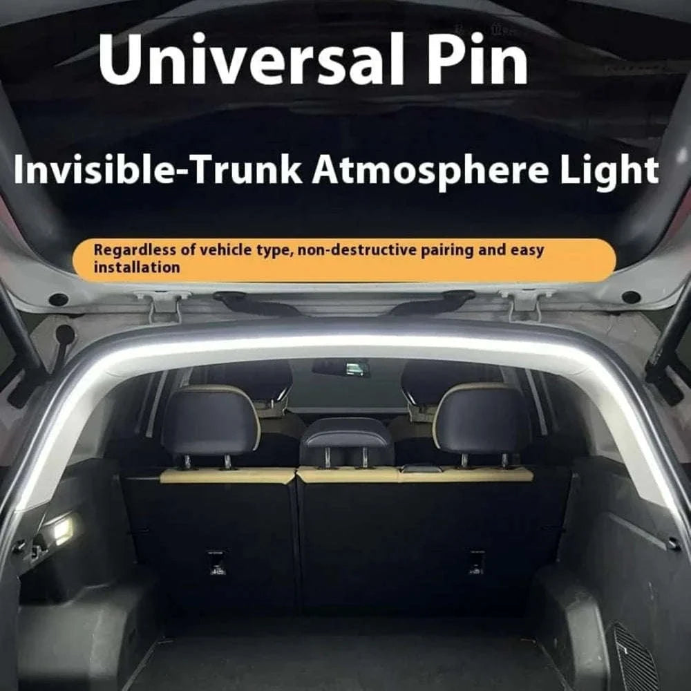 4M Auto Sensor LED Trunk Light Strip for Car Luggage Space-Poland / WHITE