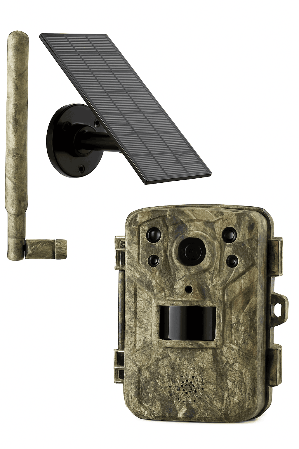 4MP 4G Solar Trail Camera with 20M Motion Detection and 30M Night Vision-4G No Card / spain