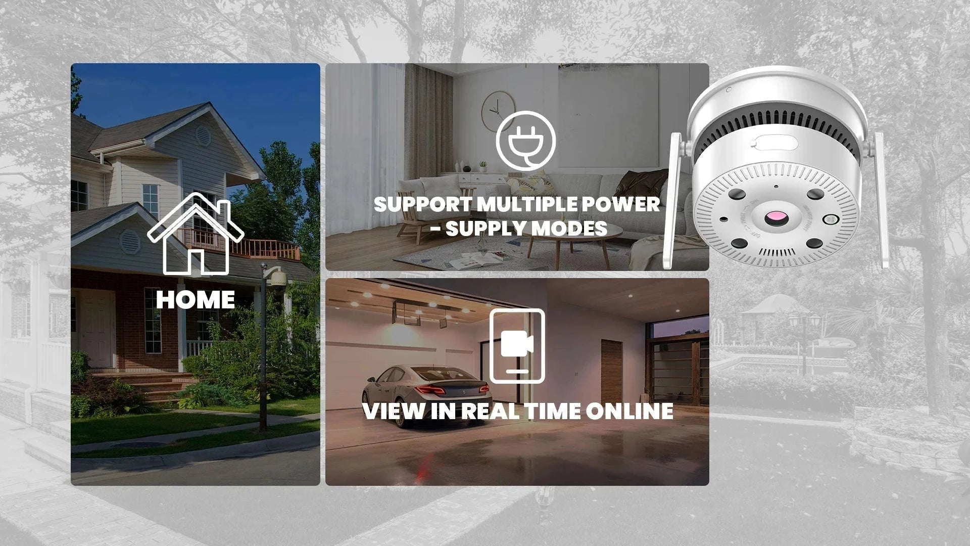 4MP Dual-Light Smoke Detection Security Camera with Two-Way Audio-4MP WIFI POE 64G