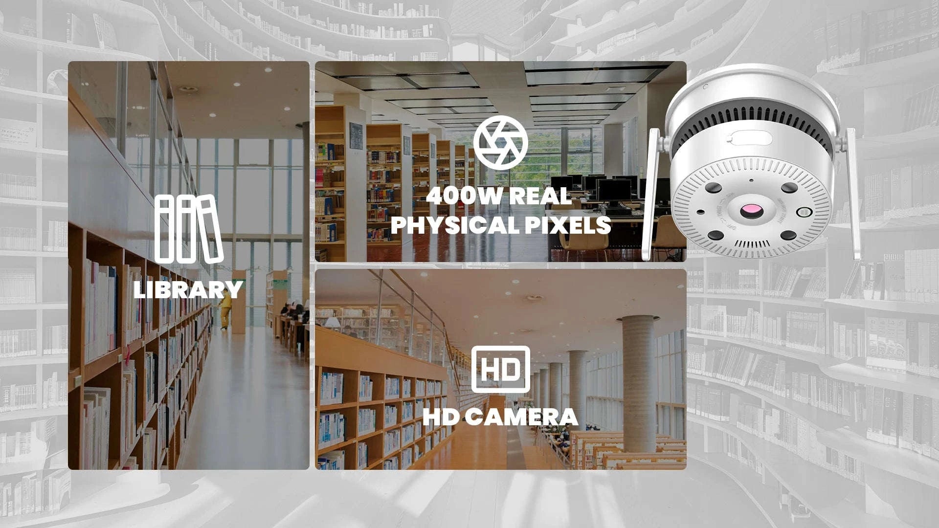 4MP Dual‑Light Two‑Way Audio Smoke Detection Network Camera-4MP WIFI POE 64G